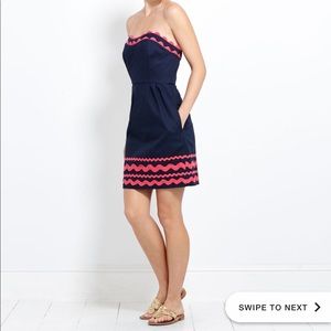 Vineyard Vines ric rac sweetheart dress size 12